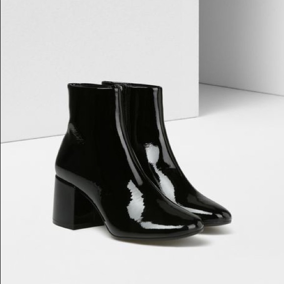 MM6 Maison Martin Margiela Booties Block Heel 38.5 - Picture 3 of 3